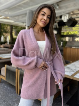 Пудровий кардиган під пасочок #92478