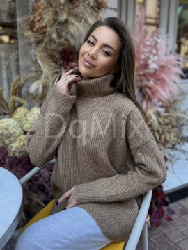 Теплий светр з горловиною #91333