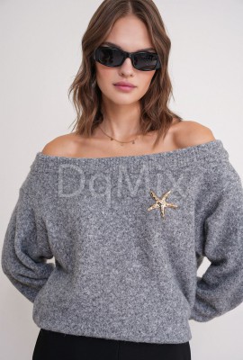 Светрик із пружної зефірної ниточки #6963