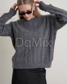 Щільний та якісний преміальна нитка светр коси #6986